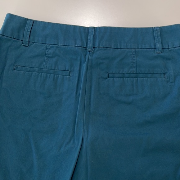Loft 6” Teal Cotton Shorts Size 6 - Picture 4 of 10